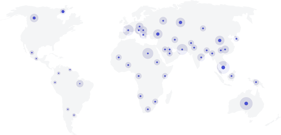 Global Coverage Map